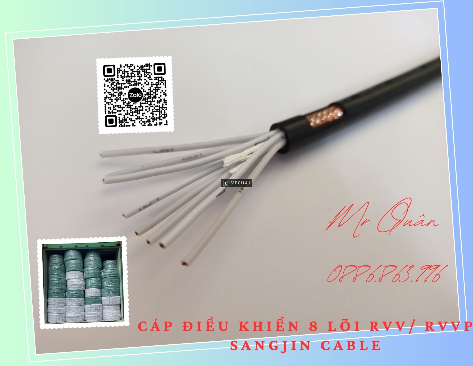 HCM: Tổng kho phân phối cáp điều khiển Sangjin chính hãng