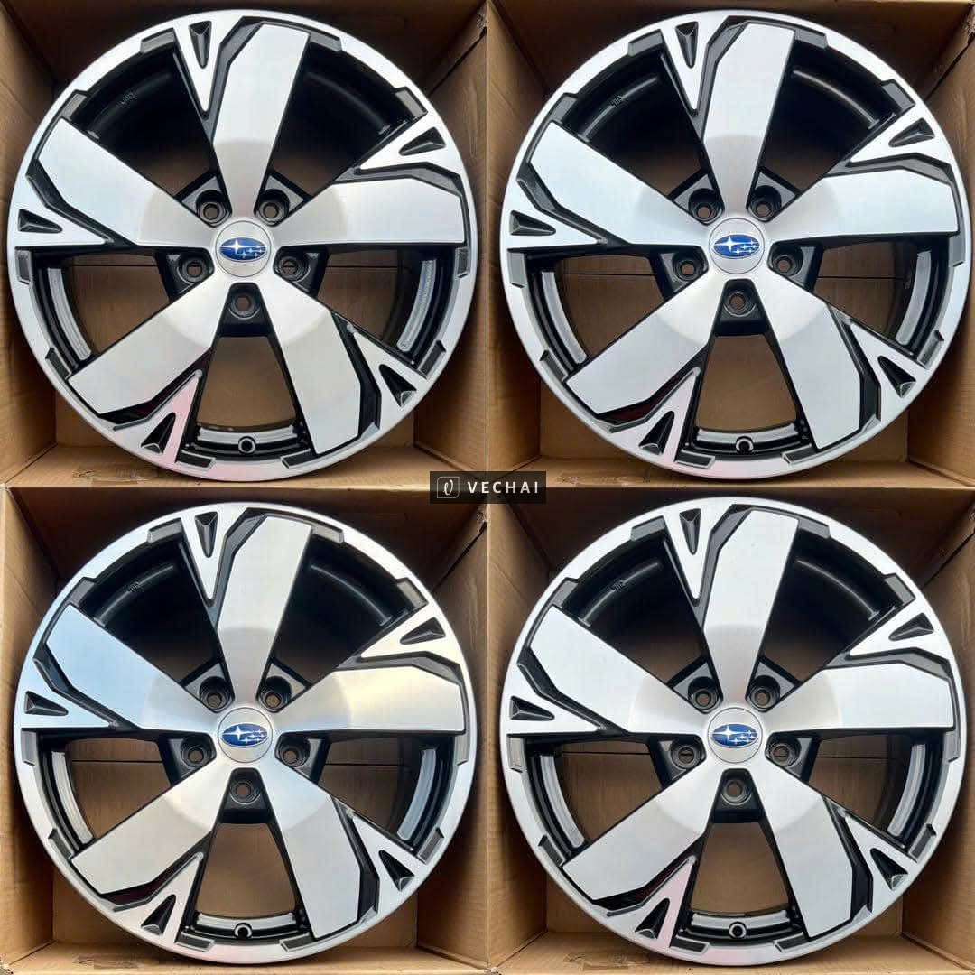 bộ mâm zin subaru forester 18 inch theo xe đẹp ken
