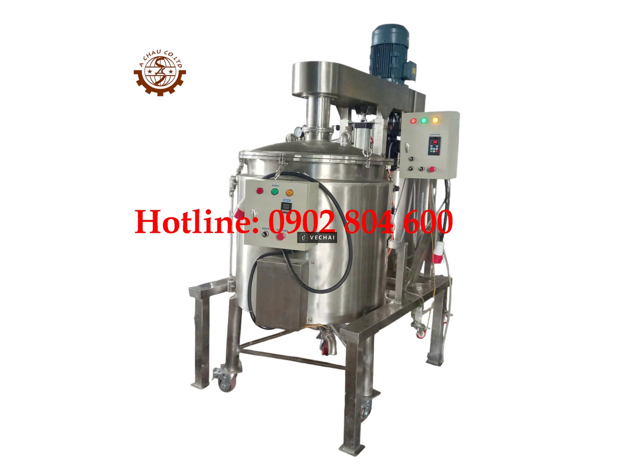 Máy nhũ hóa chân không kết hợp gia nhiệt 200 lít