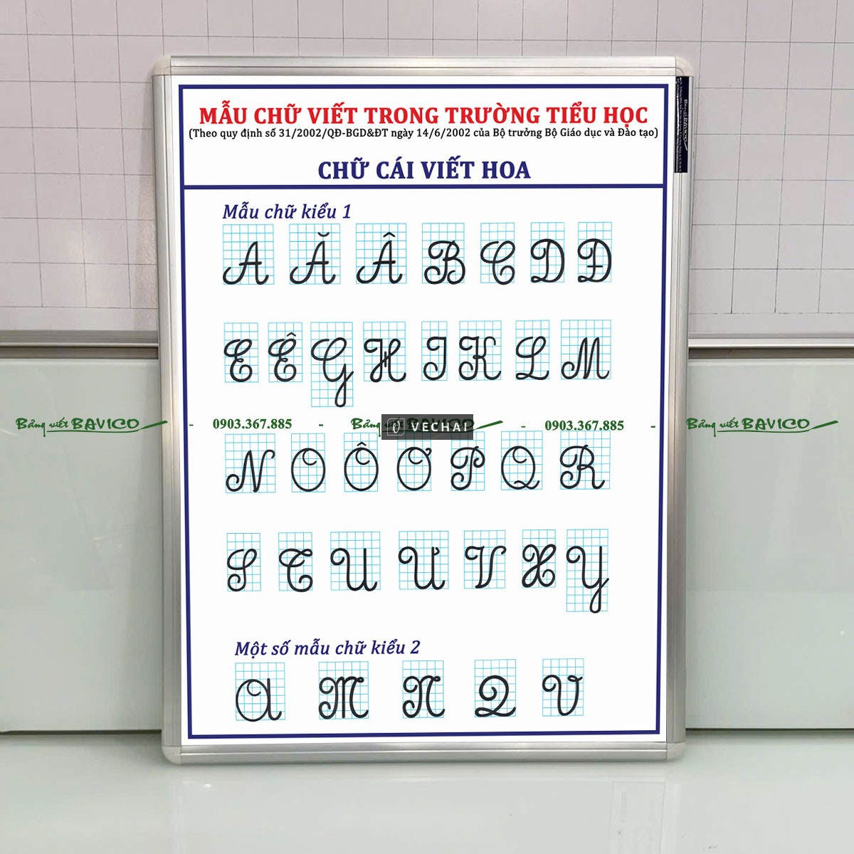 BẢNG CHỮ CÁI TIẾNG VIỆT CHO BÉ