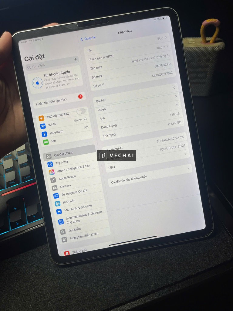 Bán Ipad pro m2 sọc chỉ