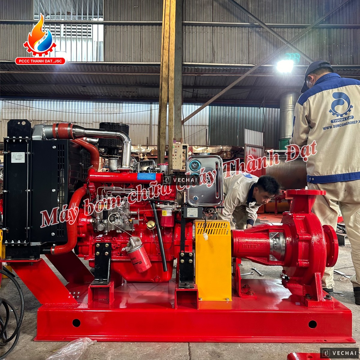 Báo giá máy bơm chữa cháy diesel 150HP 110KW