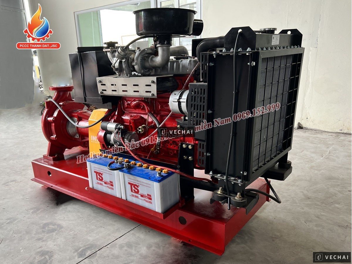 Báo giá máy bơm chữa cháy diesel 60HP 45KW