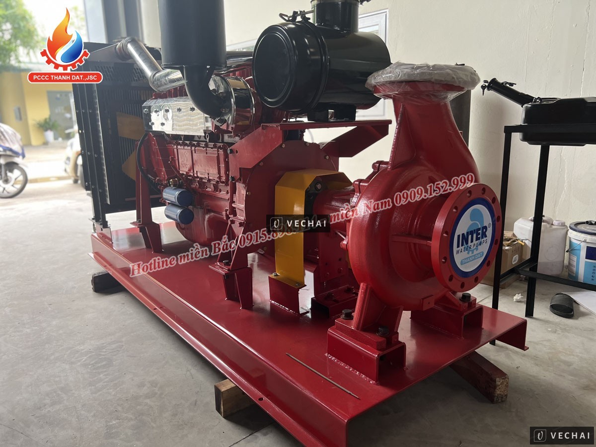 Báo giá máy bơm chữa cháy diesel 180HP 132KW