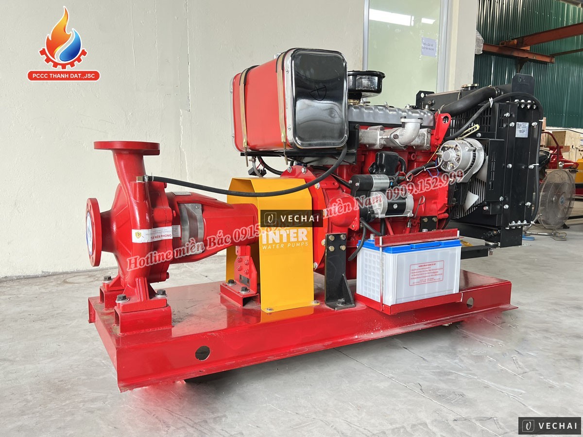 Báo giá máy bơm chữa cháy diesel 50HP 37KW