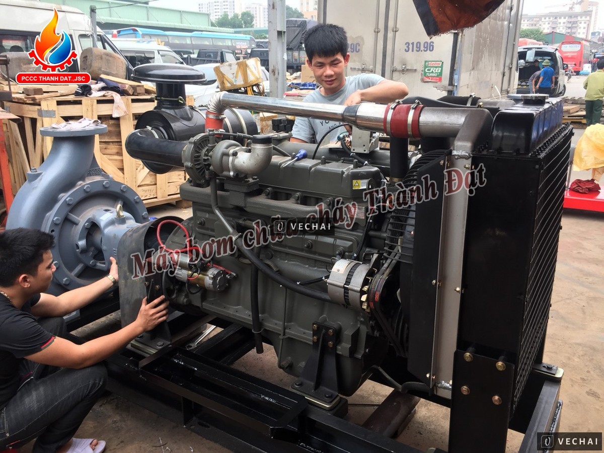 Báo giá máy bơm chữa cháy diesel 150HP 110KW