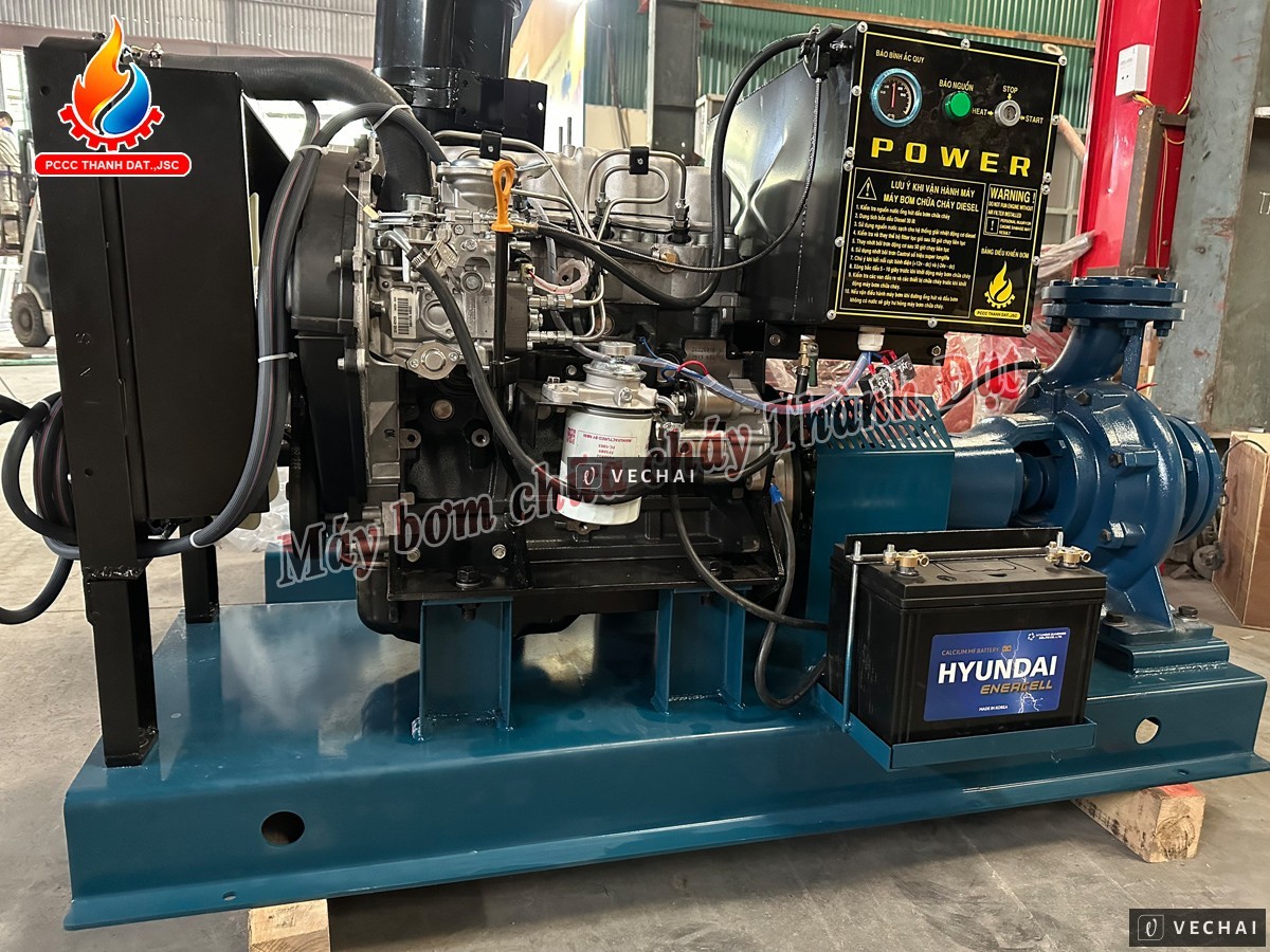 Báo giá máy bơm chữa cháy diesel 60HP 45KW