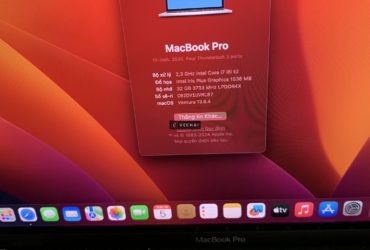 Thanh lý macbook pro 2020 32gb ram