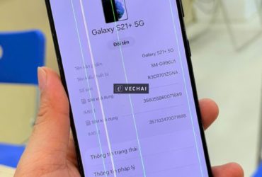 SAMSUNG S21 PLUS 5G 8/128GB THANH LÝ GIÁ RẺ CHO ANH EM SỬ DỤNG – Tình trạng có sọc màn hình như ảnh