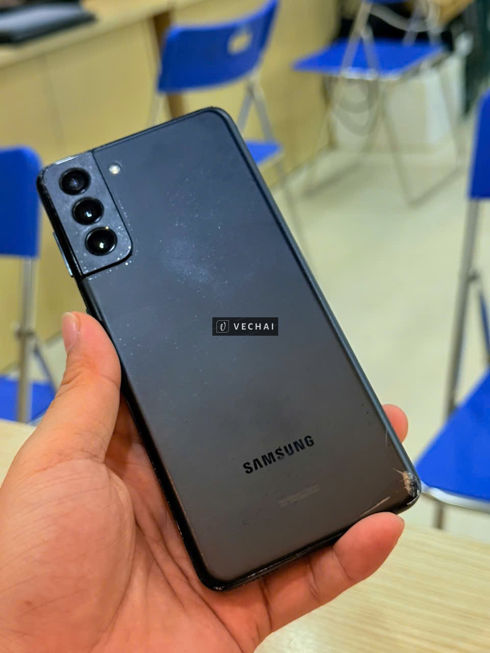 SAMSUNG S21 PLUS 5G 8/128GB THANH LÝ GIÁ RẺ CHO ANH EM SỬ DỤNG – Tình trạng có sọc màn hình như ảnh