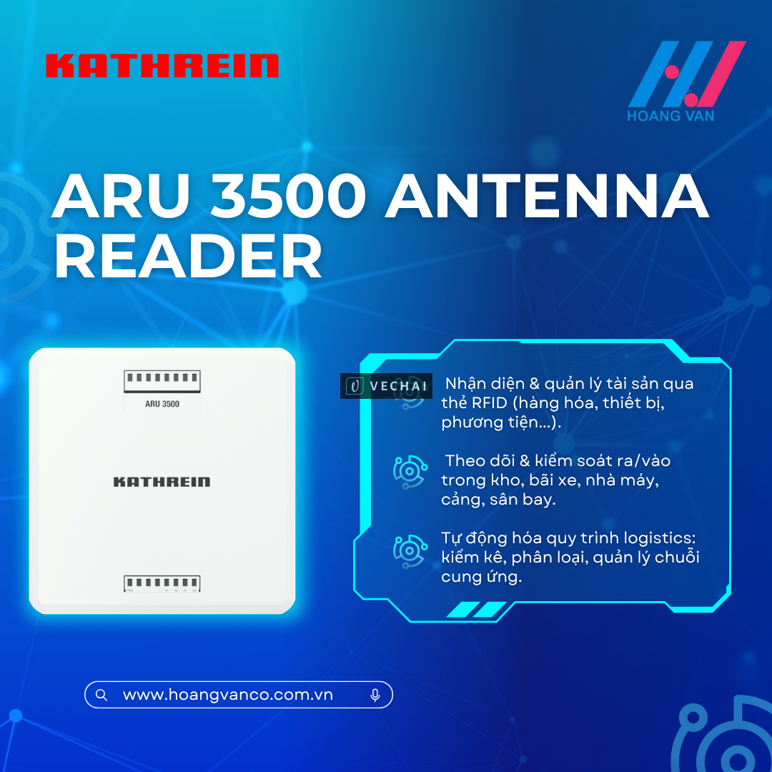 ARU 3000 Series – Đầu đọc RFID đỉnh cao từ Kathrein!