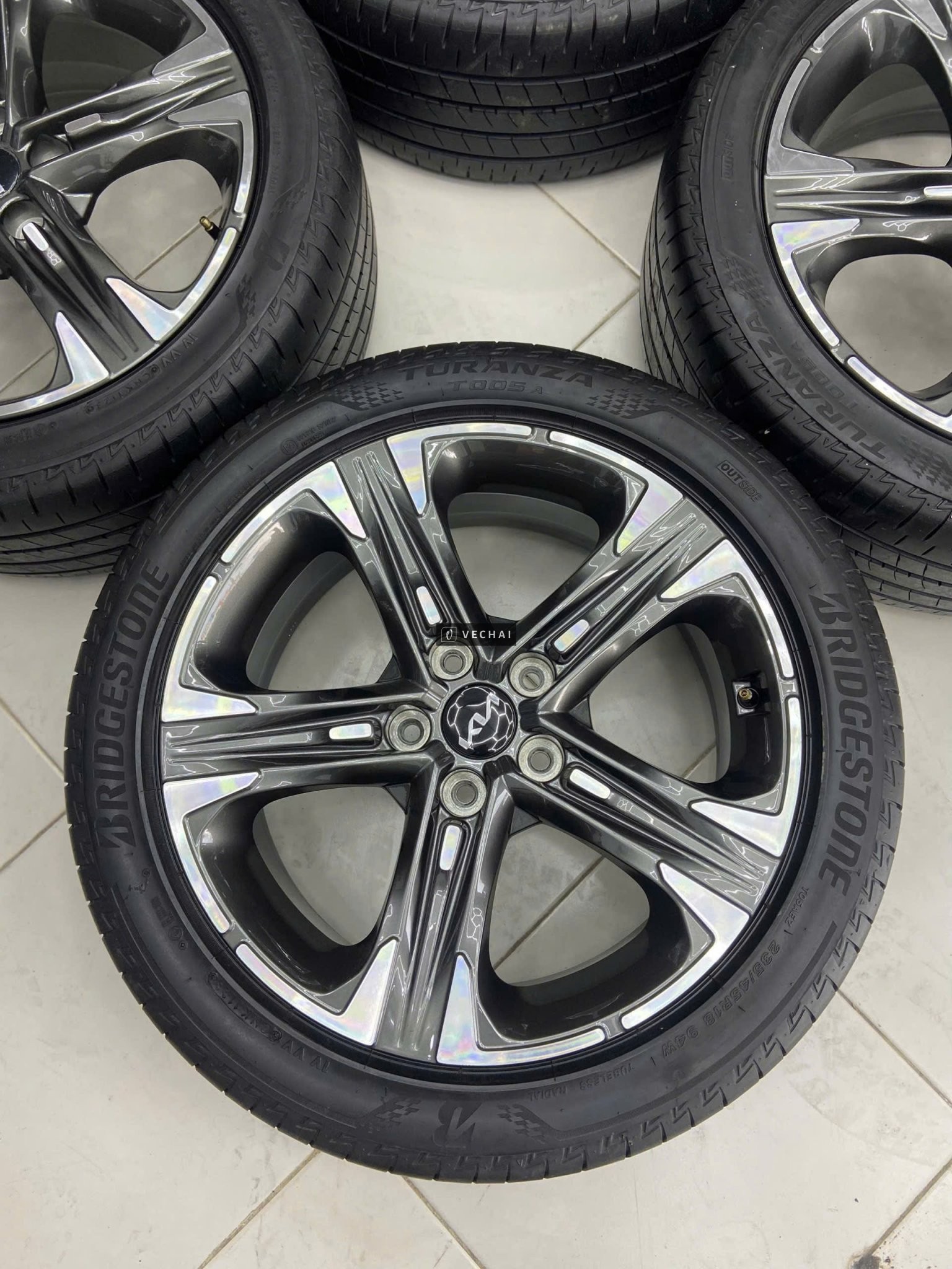 Bán bộ mâm zin kia k5 18 inch hàng theo xe đẹp keng