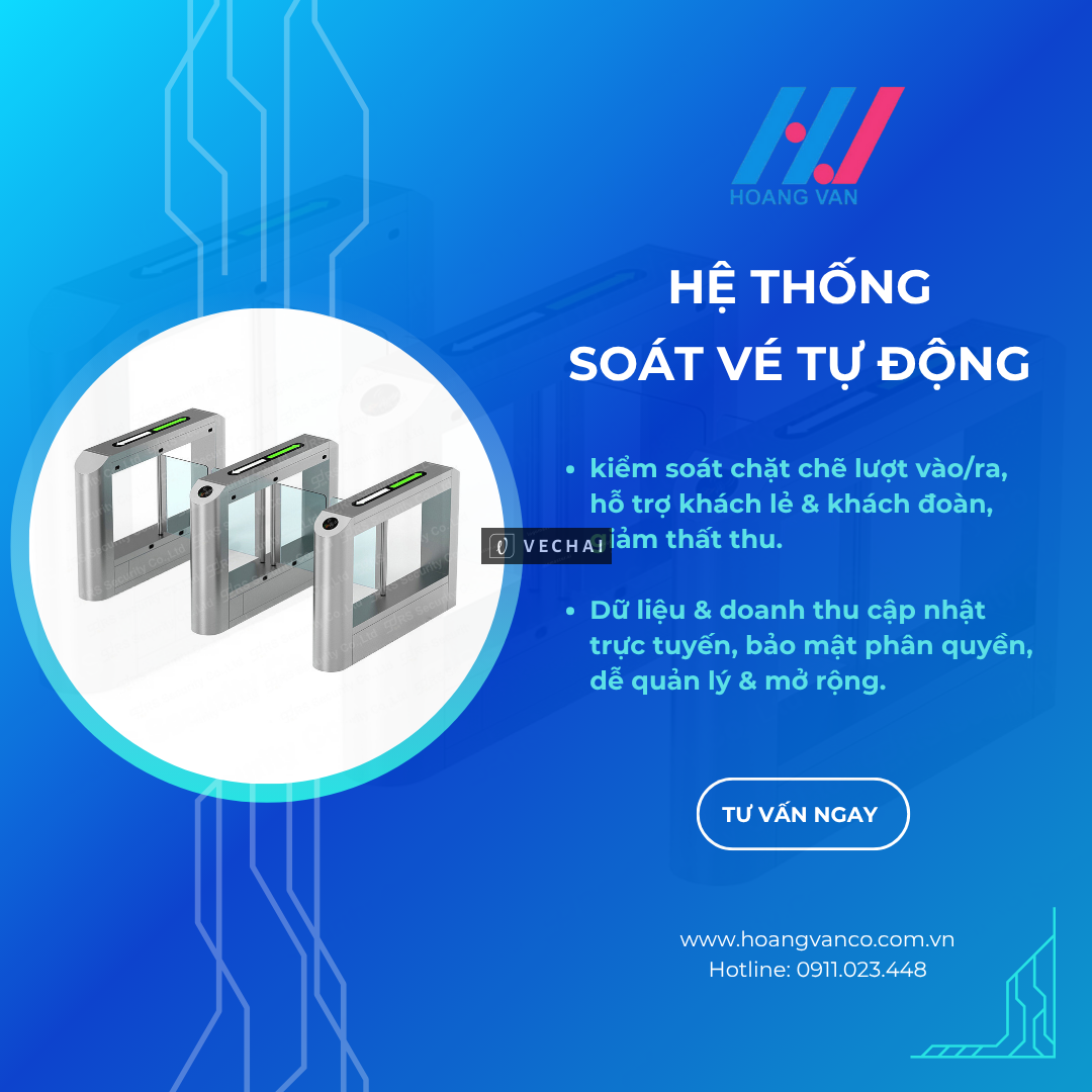 Giải pháp soát vé tự động e-Ticket – Quản lý thông minh, chống thất thoát!