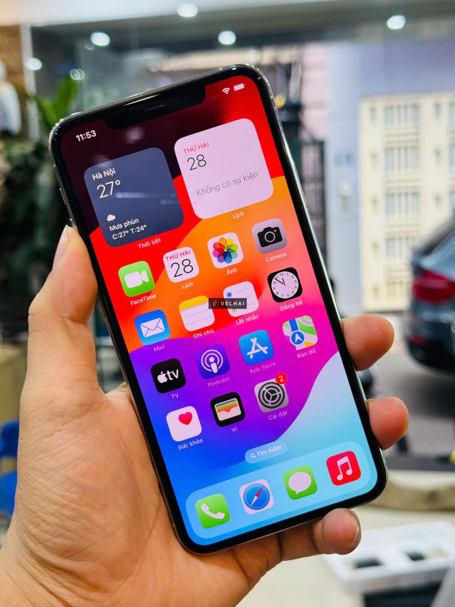 IPHONE 11 PRO MAX 64GB QUỐC TẾ CỰC TIỆN – Pin zin 100% cho ae sử dụng lâu dài – Tiện lợi lắp đc 2 si
