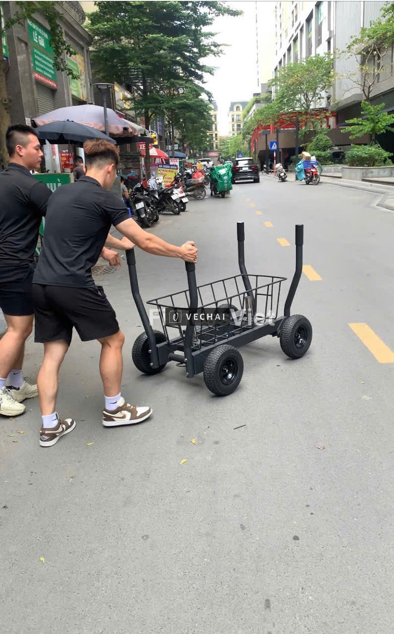 XE ĐẨY THỂ LỰC TẬP GYM ( có điều chỉnh kháng lực )