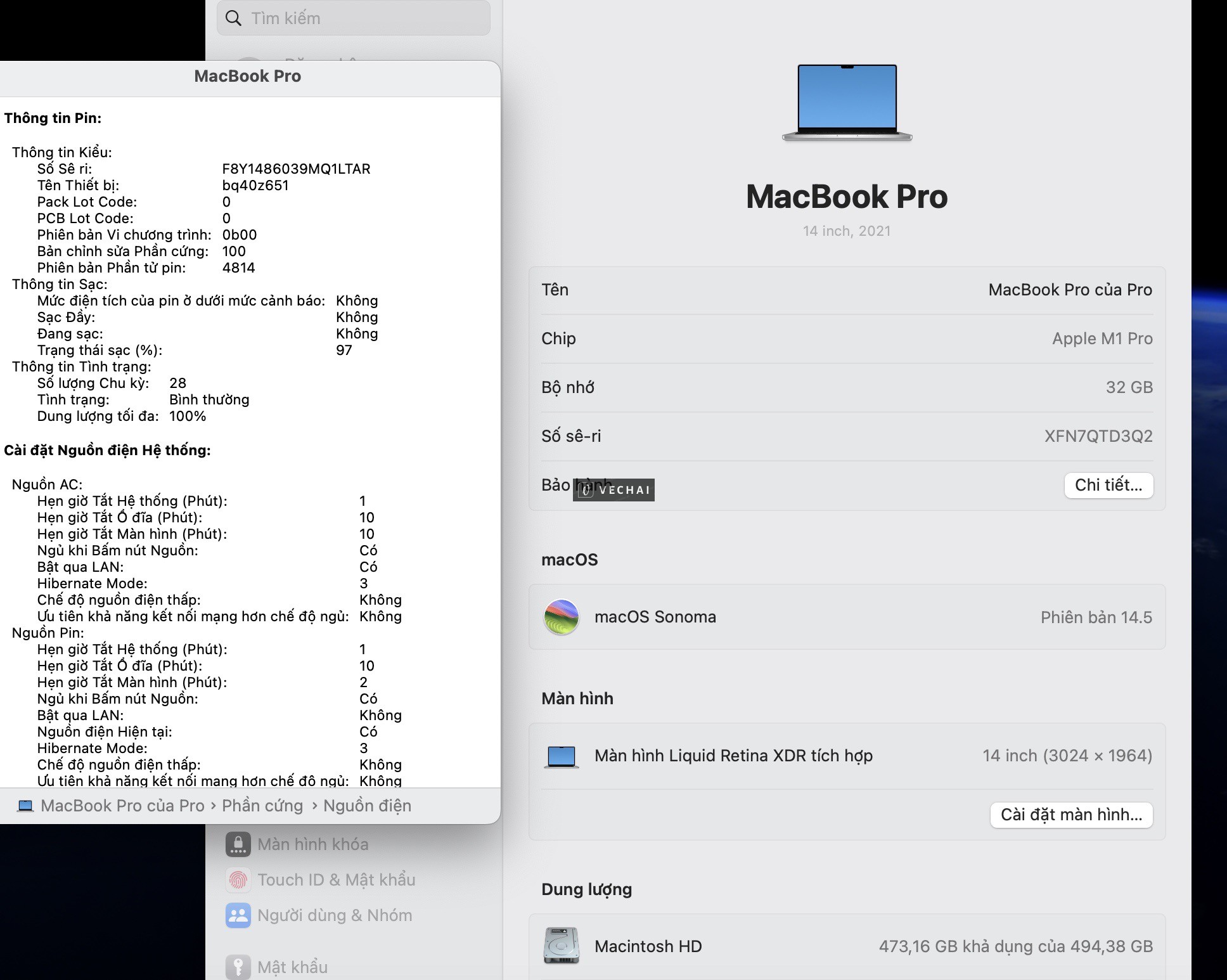 Trải Nghiệm MacBook Pro 14" – 10 Core CPU – M1 Pro/32GB/512GB chỉ 25tr990k!