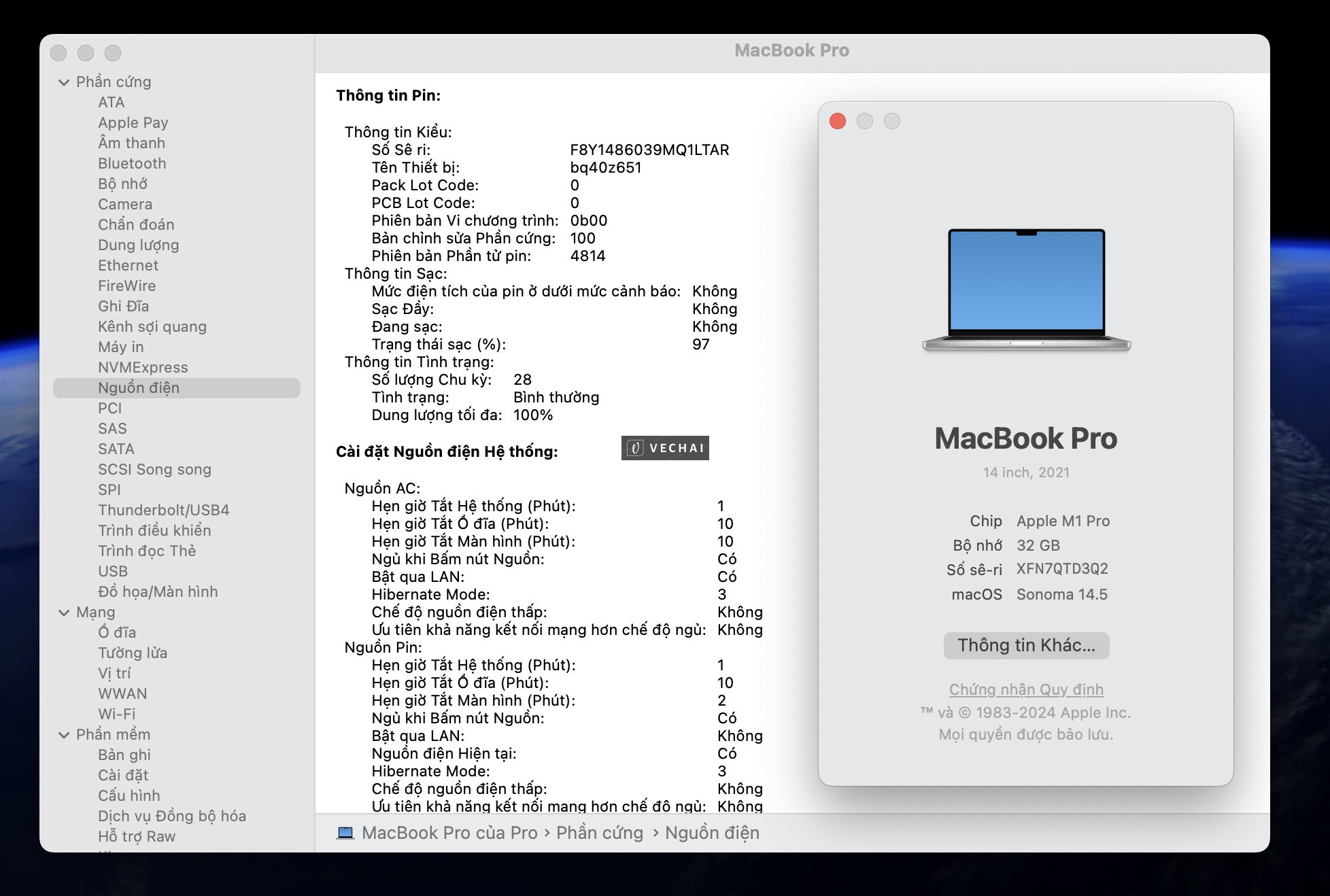 Trải Nghiệm MacBook Pro 14" – 10 Core CPU – M1 Pro/32GB/512GB chỉ 25tr990k!