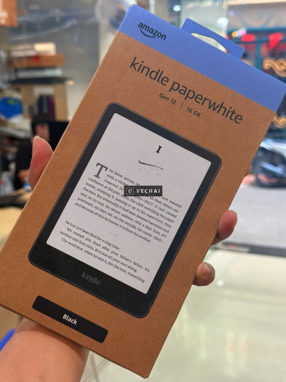 Máy Đọc Sách Kindle Paperwhite Gen 12 16GB Nguyên Seal – Được Tặng ko dùng. để lại giá hợp lý cho an