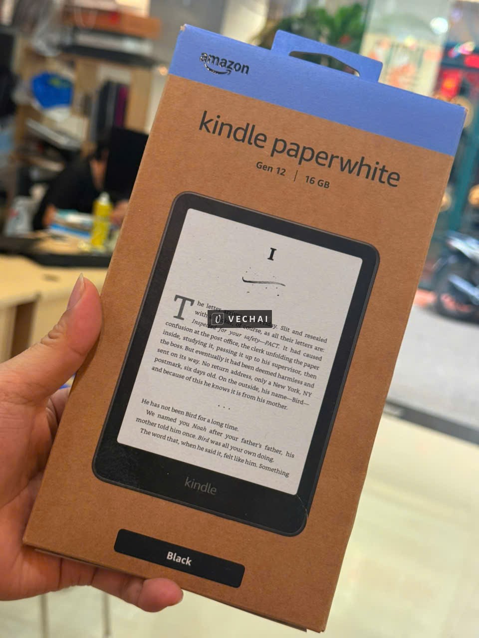 Máy Đọc Sách Kindle Paperwhite Gen 12 16GB Nguyên Seal – Được Tặng ko dùng. để lại giá hợp lý cho an