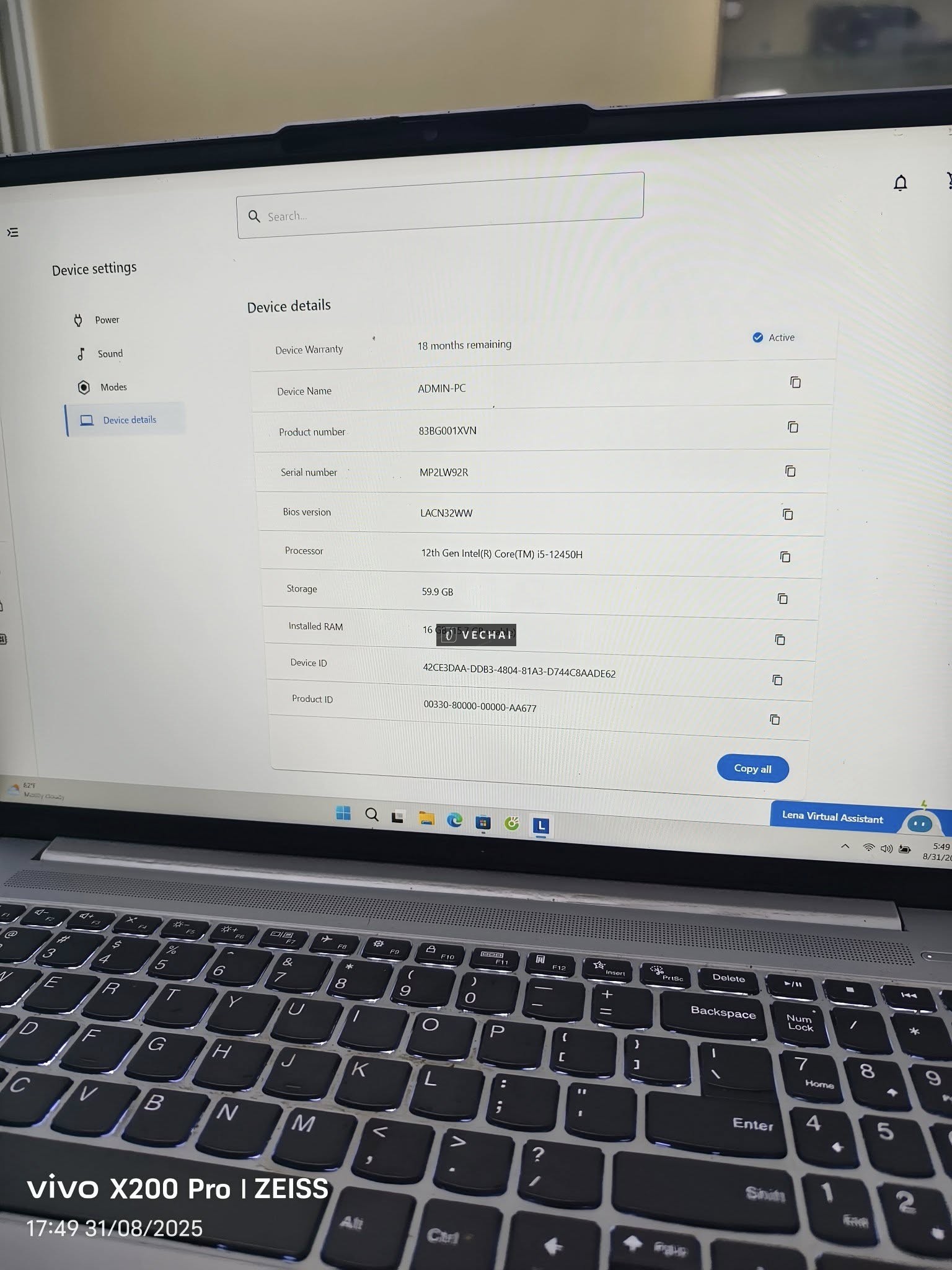 Lenovo ideapad slim 5 i5 12450h 16g 512g 15.6 inch bh hãng· 03.2027
