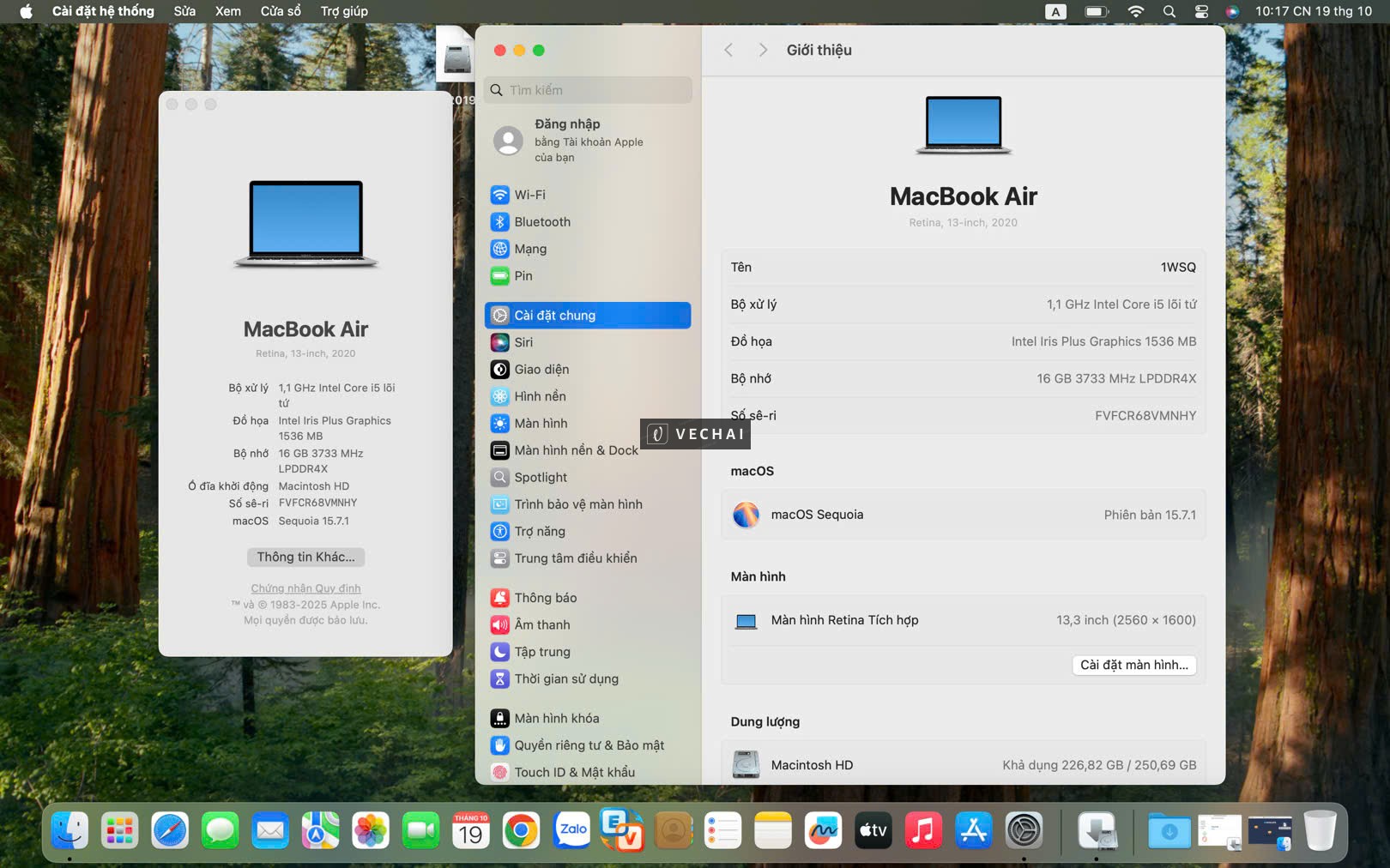 MACBOOK AIR 2020 BẢN RAM 16GB I5/256GB GIÁ CỰC KÌ HỢP LÝ – Bản Ram 16gb tha hồ sử dụng tác vụ nặng –