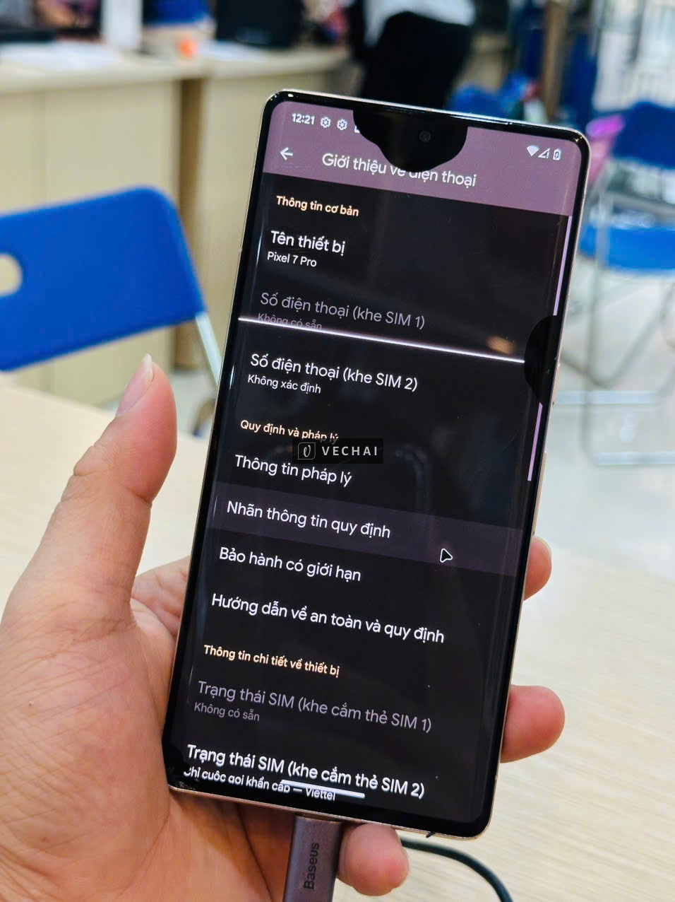 Google Pixel 7 Pro 128GB Màn Sọc Thanh Lý Giá rẻ cho anh em – Tình trạng sọc màn hình như ảnh, nứt n