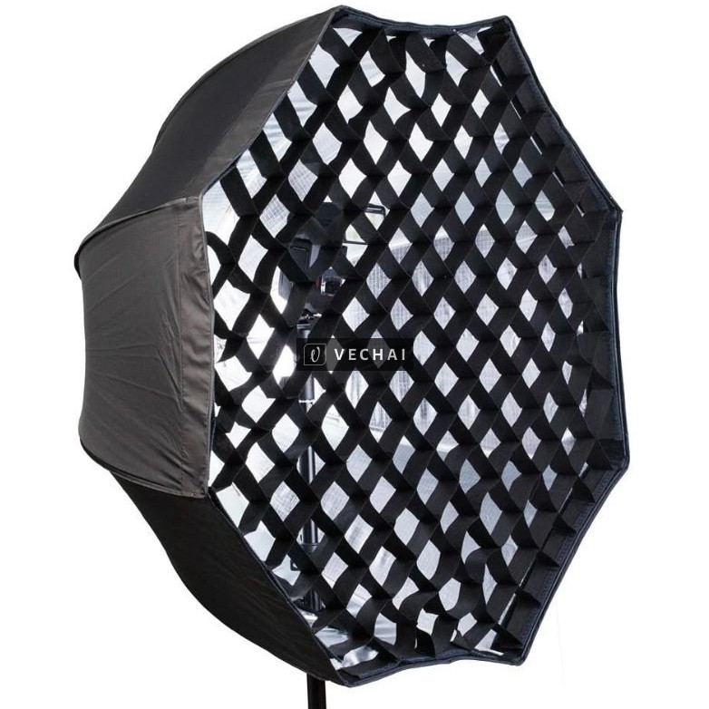 Dù phản sáng 120cm kèm vải tản, tổ ong và túi đựng