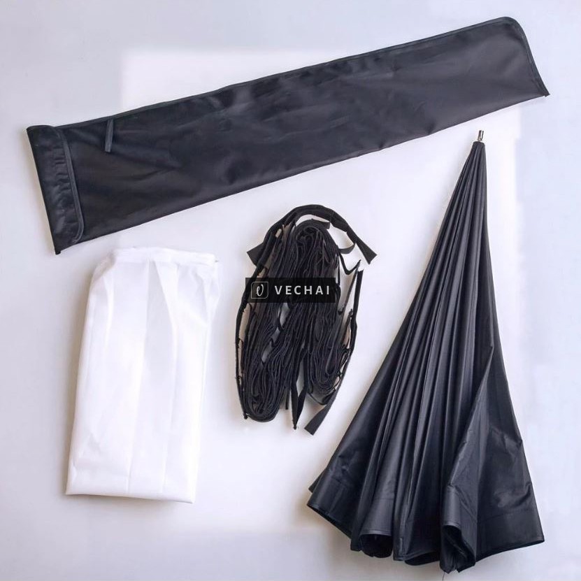 Dù phản sáng 120cm kèm vải tản, tổ ong và túi đựng