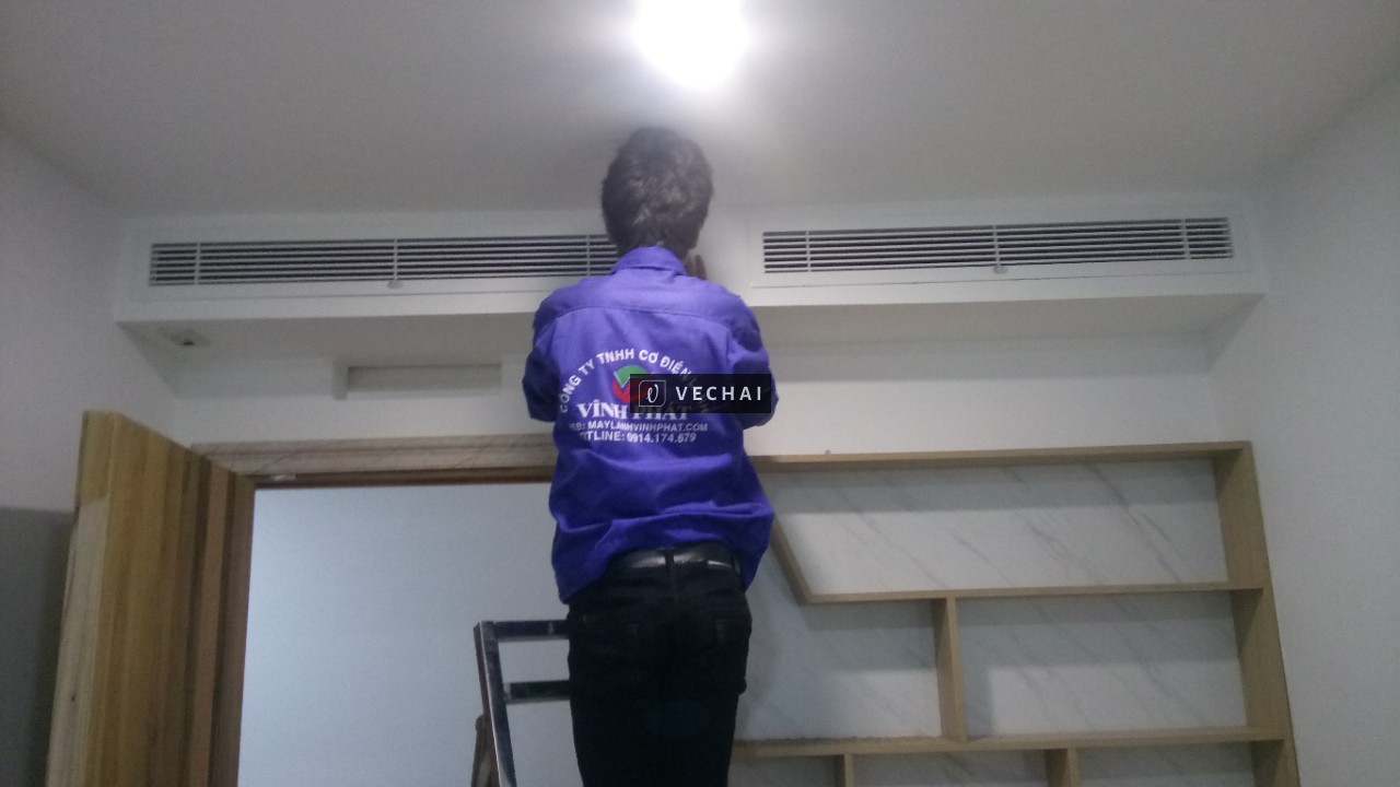 Nhà thầu uy tín chuyên lắp Máy lạnh giấu trần ống gió DAIKIN FDBNQ09MV1 1HP cho 15m2