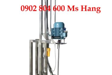 Máy khuấy sơn 200 lít nâng hạ tự động tời điện