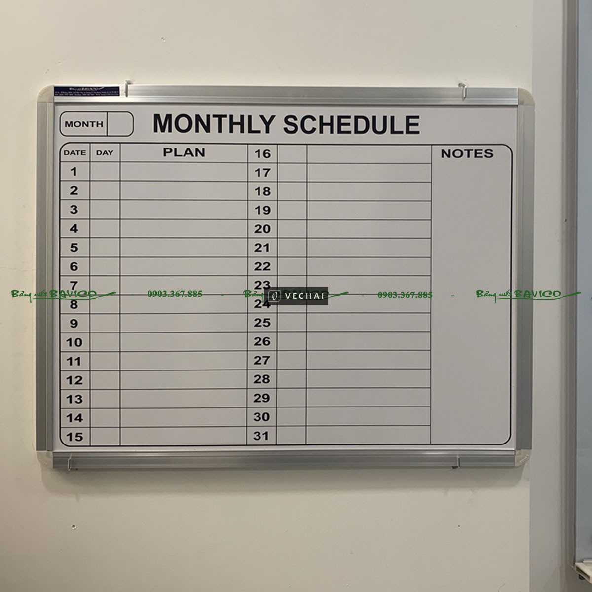 BẢNG TRẮNG DÁN DECAL THEO YÊU CẦU