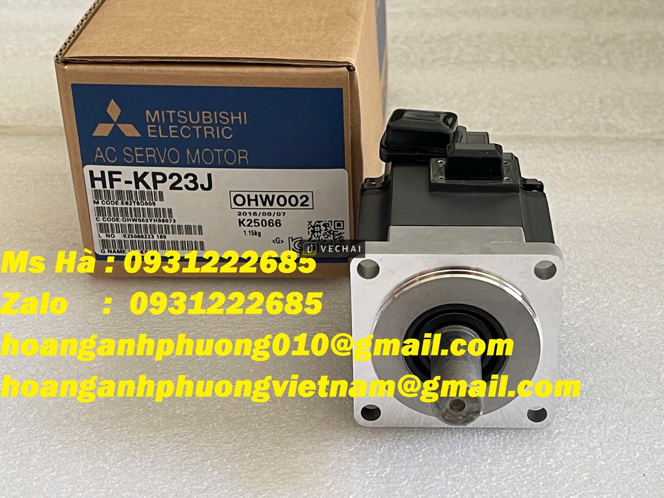 Miễn phí giao hàng – Động cơ sẹc vô 200W HF-KP23J mitsubishi