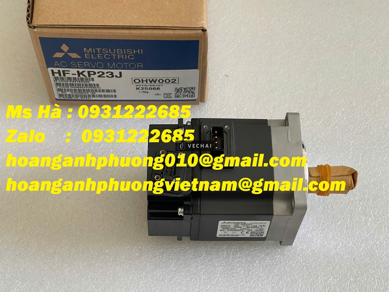 Miễn phí giao hàng – Động cơ sẹc vô 200W HF-KP23J mitsubishi