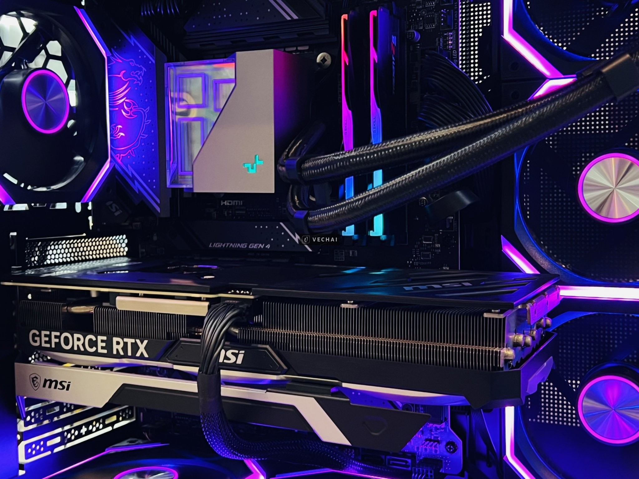 E pass Lại Case Chip intel Core i5-13600K Ram 32G SSD 1Tb + 1Tb HDD VGA RTX 4070Ti Supper BH An Phát