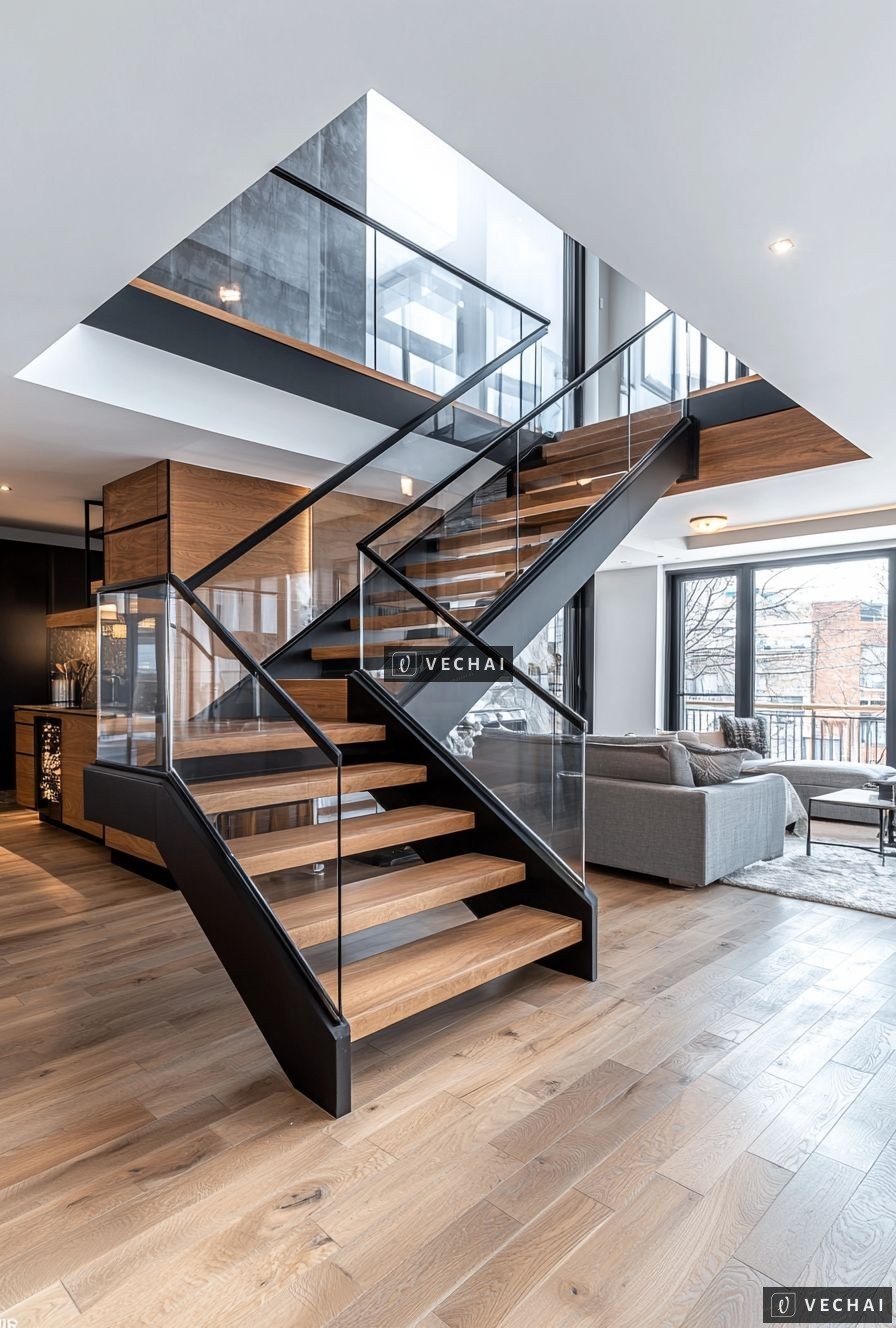 [Chuyên gia chia sẻ] TOP 7 các kiểu cầu thang đẹp "lột xác" không gian & đơn vị thi công 2025