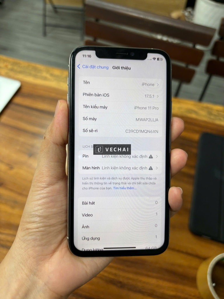 Bán iphone 11 pro 64gb trắng qt