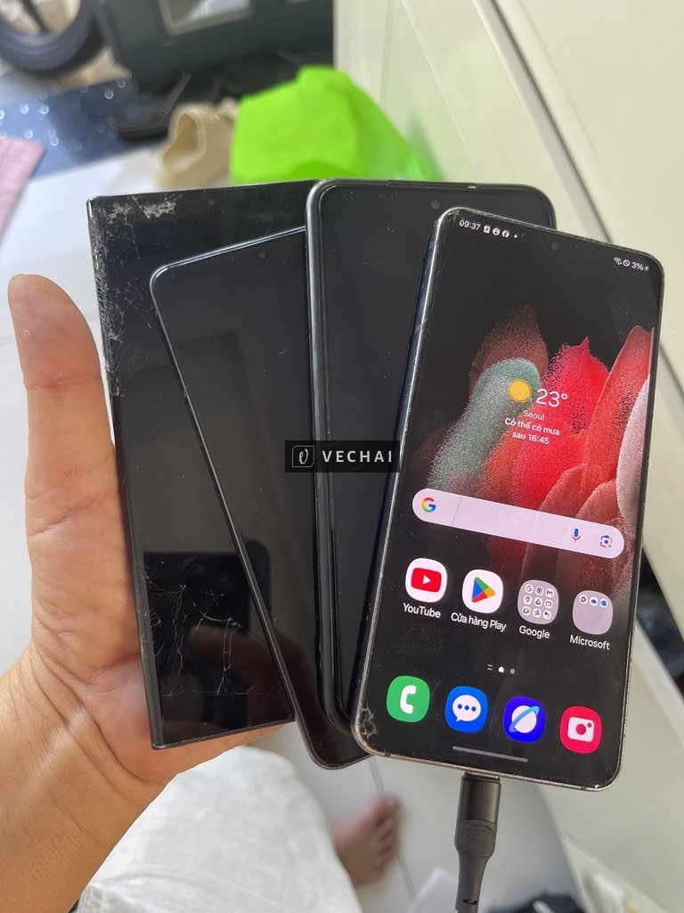 Bán Vài cụm samsung dòng S,Note hư màn