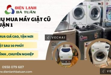 Mua xác máy giặt cũ tại nhà quận 1