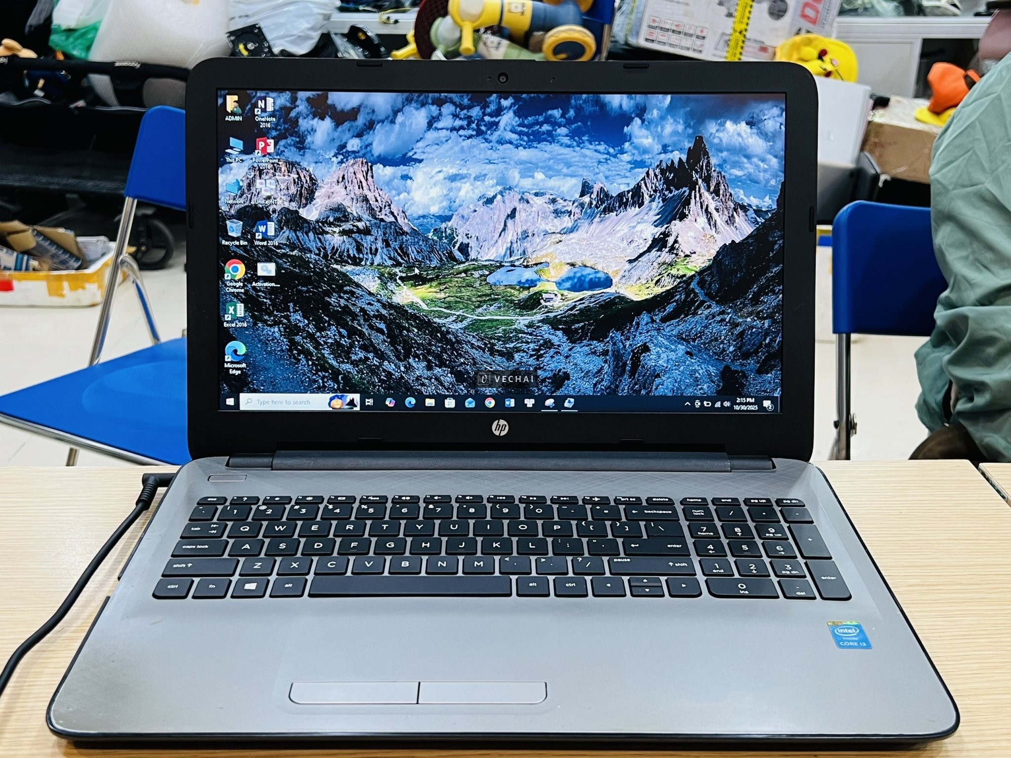 Thanh lý nhanh HP notebook chip Intel core i3-5005U Ram 8G SSD 128G 15.6” HD – máy đã nâng cấp SSD 1