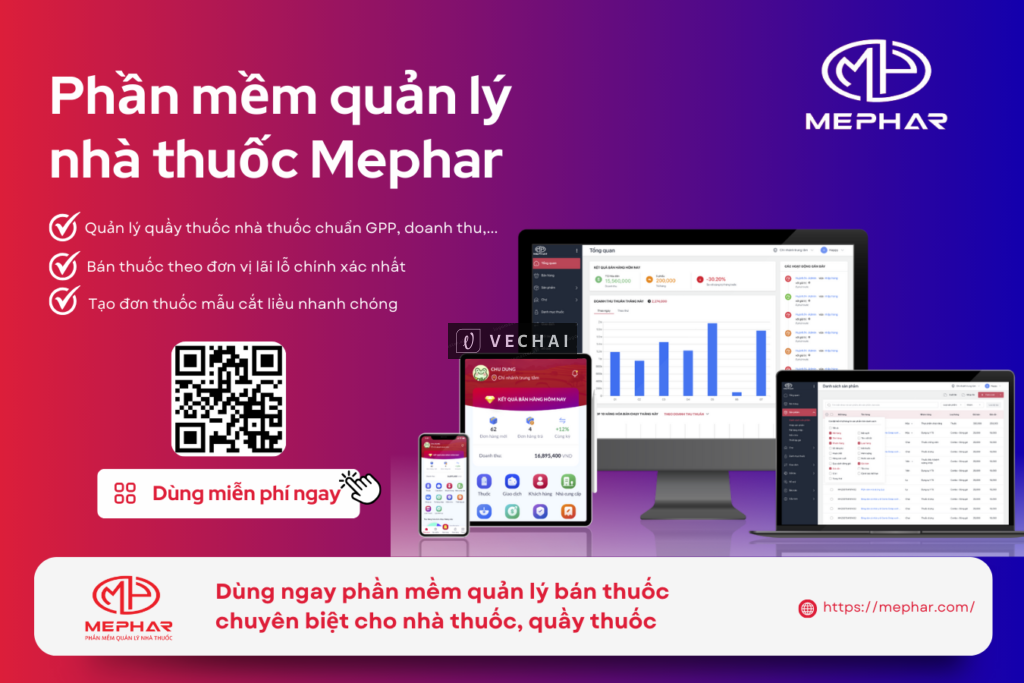 ứng dụng bán thuốc thông minh Mephar – Giải pháp toàn diện cho nhà thuốc hiện đại
