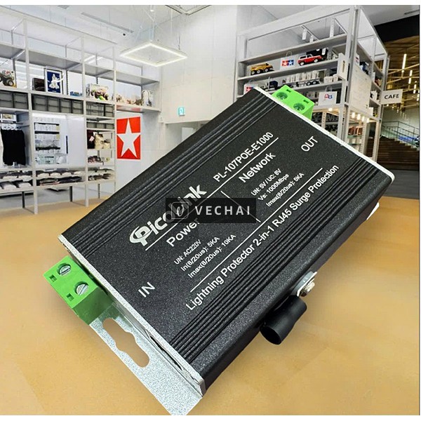 Thiết bị chống sét mạng LAN RJ45 Picolink PL-107POE-E1000