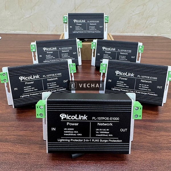 Thiết bị chống sét mạng LAN RJ45 Picolink PL-107POE-E1000