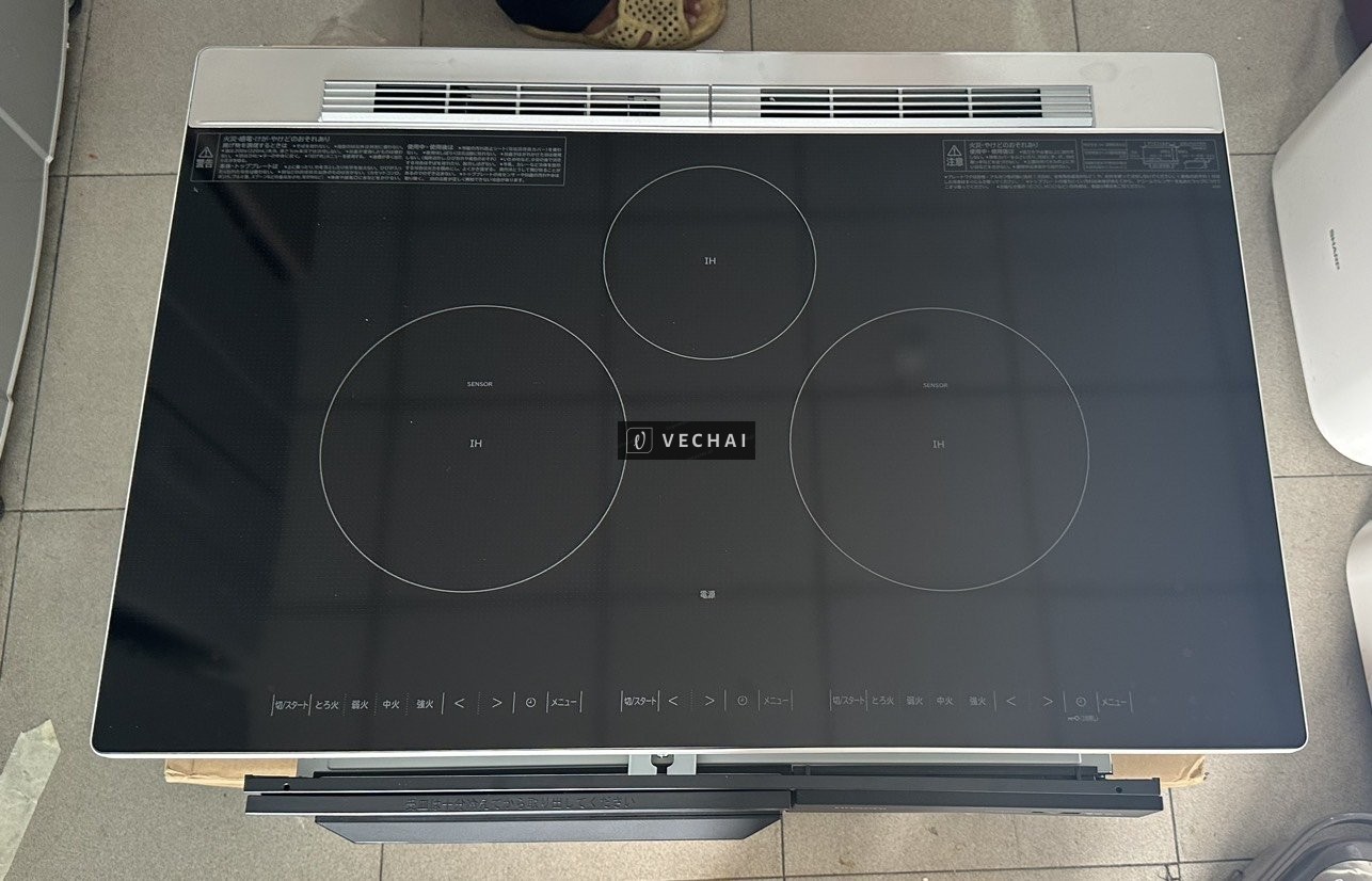 BẾP TỪ ÂM  HITACHI HT-N8KTWF – size  75Cm.  SX  2024-2025 hàng mới 100% FULL box sx tại Nhật