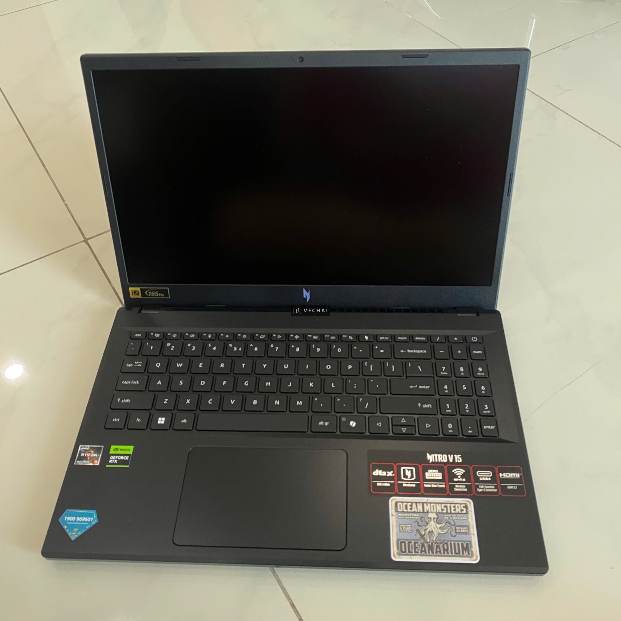 Acer Nitro V 15 ANV15 41 R1JY R5 6600H/16GB/512GB/6GB RTX3050/15.6"F/165Hz/Đen