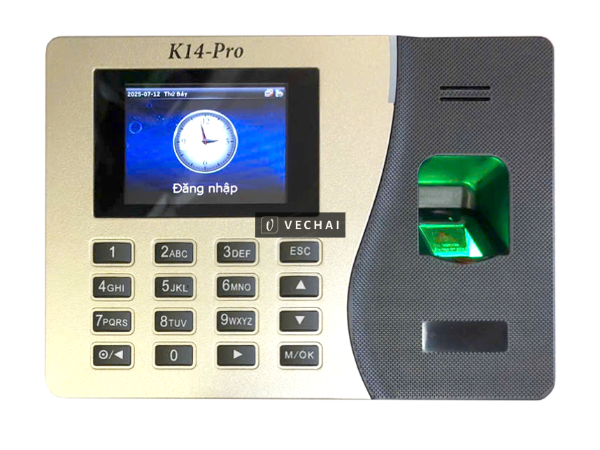 Phân phối máy chấm công vân tay chính hãng
