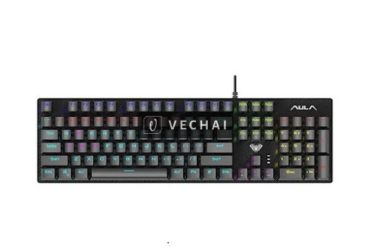 Bàn phím cơ Gaming có dây AULA S2022, Đen