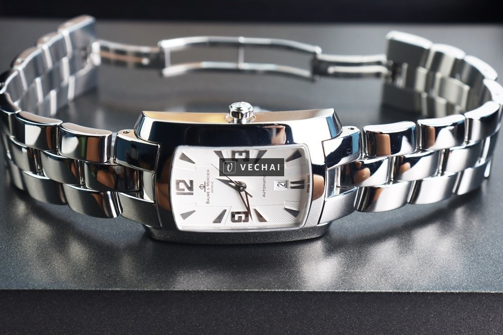 ĐH Nam Baume & Mercier Hampton Milleis Automatic, Bản Dây Thép Size 39mm
