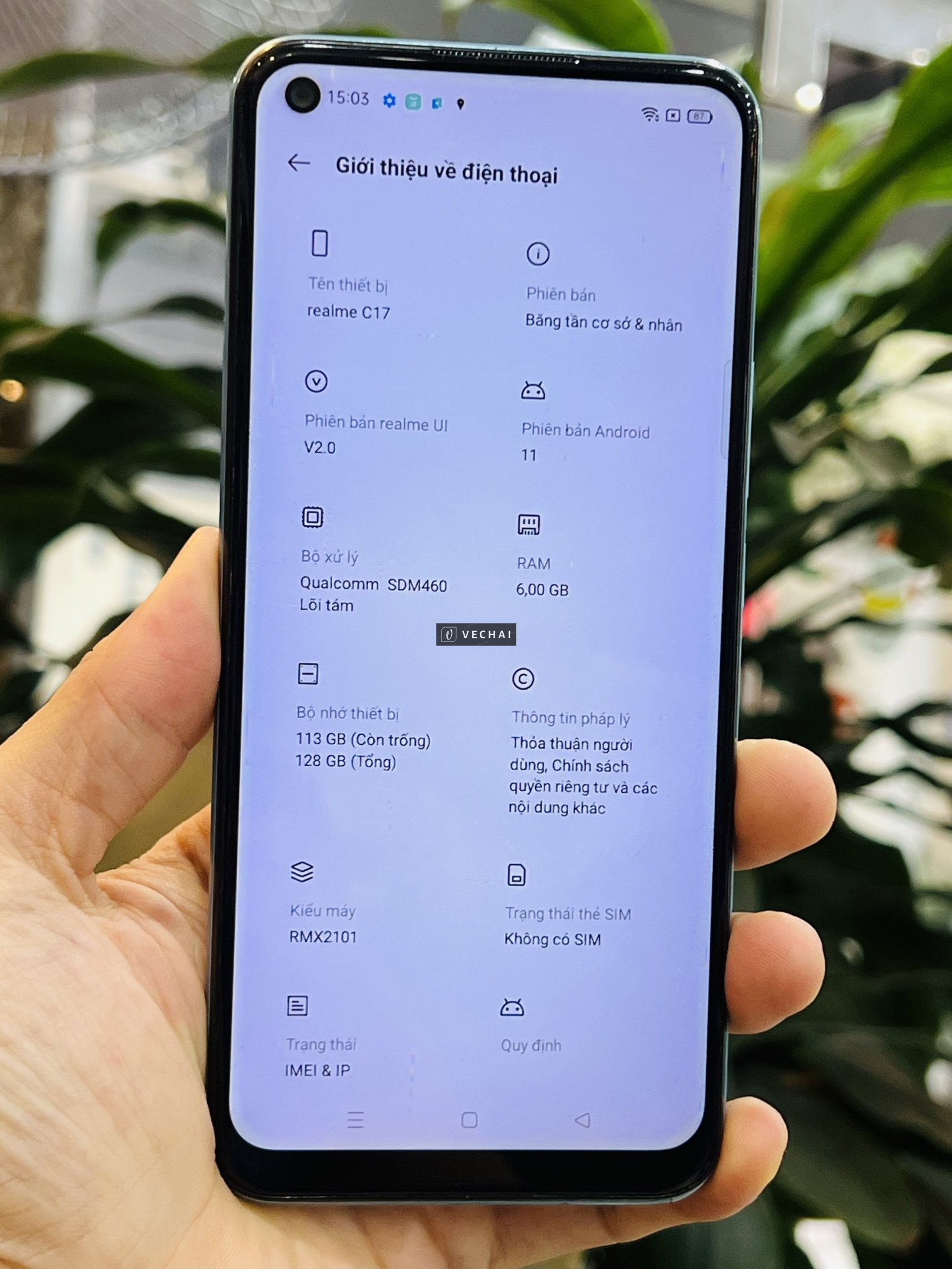 Thanh Lý nhanh Realme C17 6/128G 2 sim 2 sóng cực ngon lành – Cấu hình bản 6/128G ngon lành, thoải m