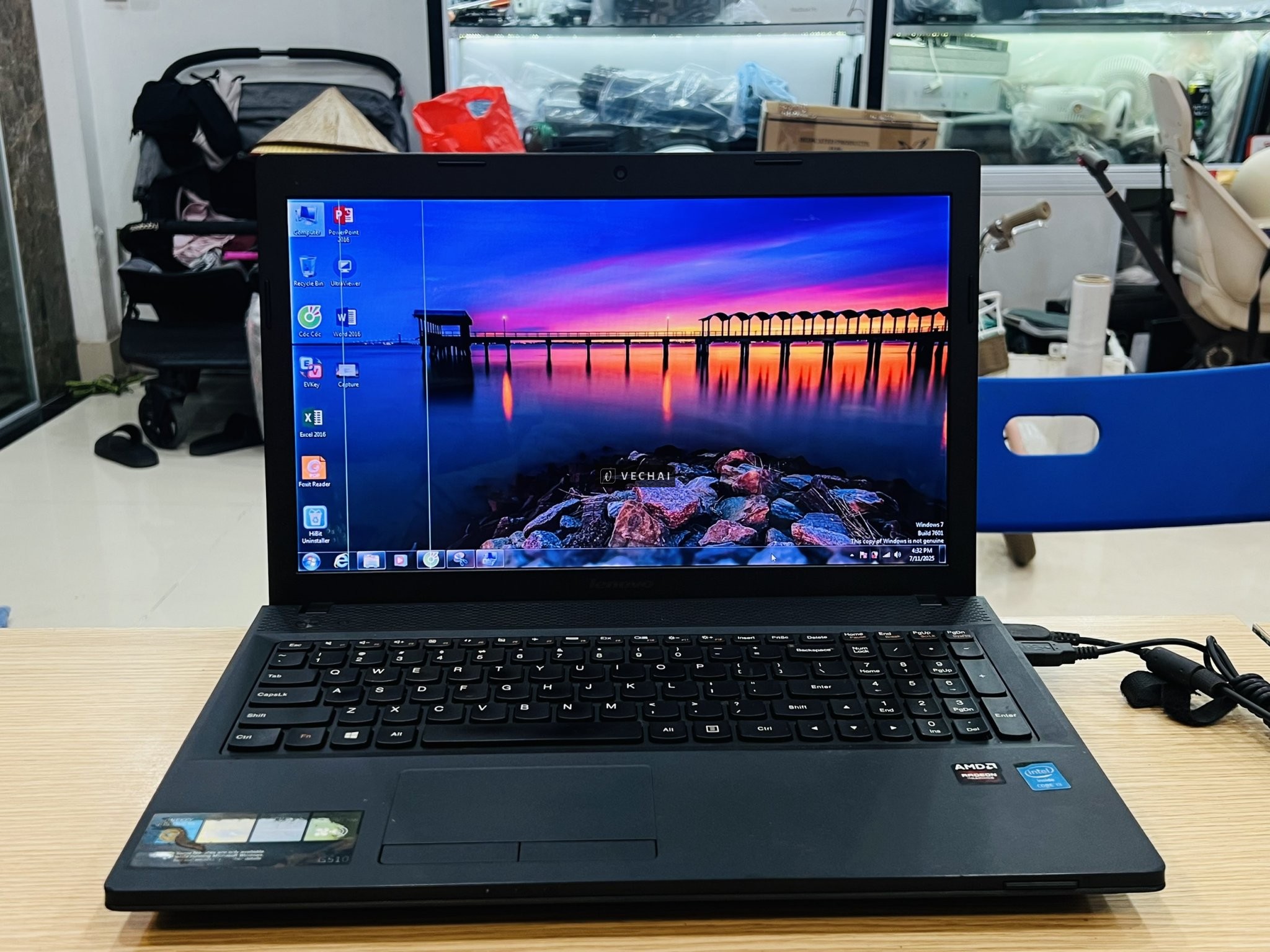 Lenovo G510 Chip intel core i3-4000M Ram 8G HDD 500G 14” HD – Máy chạy mượt mà windows 7 – Ram đã nâ