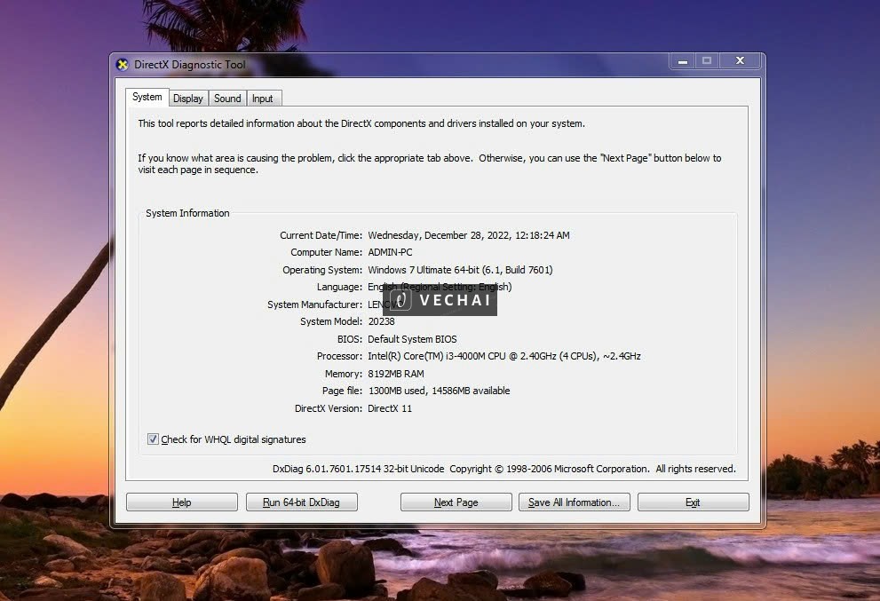 Lenovo G510 Chip intel core i3-4000M Ram 8G HDD 500G 14” HD – Máy chạy mượt mà windows 7 – Ram đã nâ